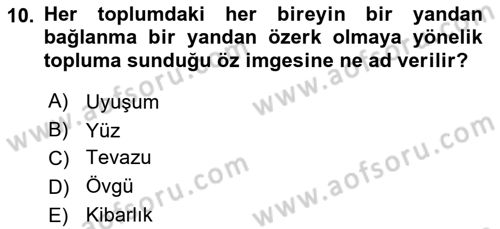 Genel Dilbilim 2 Dersi 2022 - 2023 Yılı Yaz Okulu Sınav Soruları 10. Soru