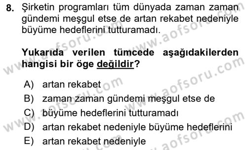 Genel Dilbilim 2 Dersi 2023 - 2024 Yılı Yaz Okulu Sınav Soruları 8. Soru