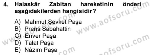2. Meşrutiyet Dönemi Türk Edebiyatı Dersi 2013 - 2014 Yılı (Vize) Ara Sınav Soruları 4. Soru