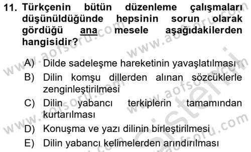2. Meşrutiyet Dönemi Türk Edebiyatı Dersi 2024 - 2025 Yılı (Final) Dönem Sonu Sınav Soruları 11. Soru