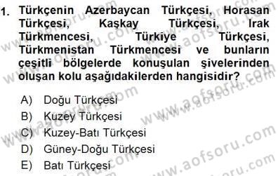 XVI-XIX. Yüzyıllar Türk Dili Dersi 2015 - 2016 Yılı (Final) Dönem Sonu Sınav Soruları 1. Soru
