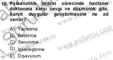 Eleştiri Kuramları Dersi 2014 - 2015 Yılı (Vize) Ara Sınav Soruları 18. Soru