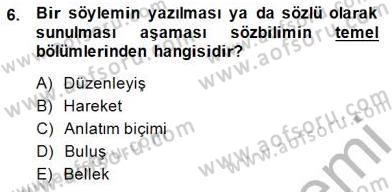 Eleştiri Kuramları Dersi 2014 - 2015 Yılı (Vize) Ara Sınav Soruları 6. Soru