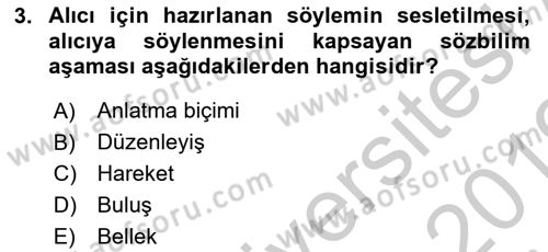 Eleştiri Kuramları Dersi 2018 - 2019 Yılı Yaz Okulu Sınav Soruları 3. Soru