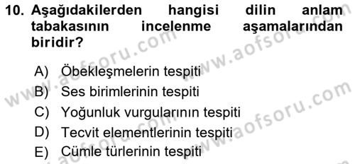 Eleştiri Kuramları Dersi 2020 - 2021 Yılı Yaz Okulu Sınav Soruları 10. Soru