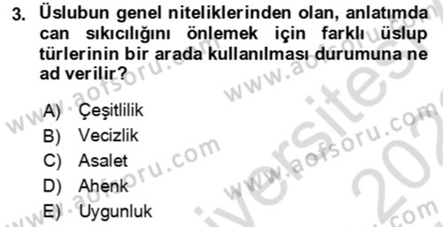 Eleştiri Kuramları Dersi 2021 - 2022 Yılı (Vize) Ara Sınav Soruları 3. Soru