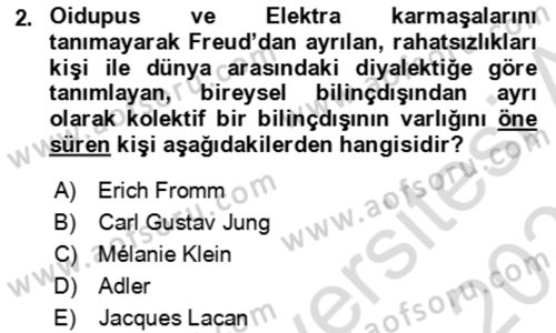 Eleştiri Kuramları Dersi 2021 - 2022 Yılı (Final) Dönem Sonu Sınav Soruları 2. Soru