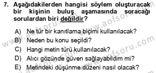 Eleştiri Kuramları Dersi 2023 - 2024 Yılı (Vize) Ara Sınav Soruları 7. Soru