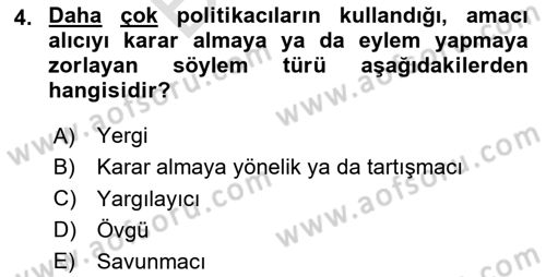 Eleştiri Kuramları Dersi 2024 - 2025 Yılı (Final) Dönem Sonu Sınav Soruları 4. Soru