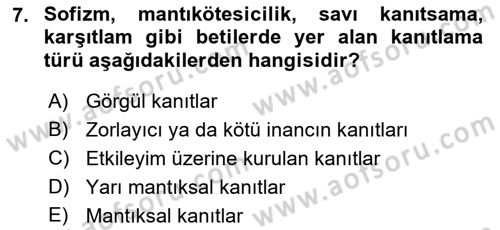Eleştiri Kuramları Dersi 2025 - 2026 Yılı (Vize) Ara Sınav Soruları 7. Soru