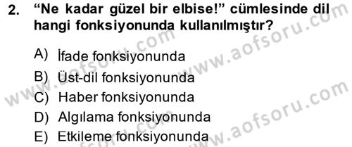 Eleştiri Tarihi Dersi 2014 - 2015 Yılı (Vize) Ara Sınav Soruları 2. Soru