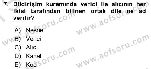 Eleştiri Tarihi Dersi 2021 - 2022 Yılı (Final) Dönem Sonu Sınav Soruları 7. Soru