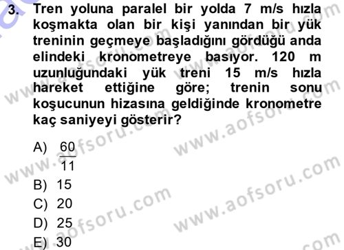 Teknolojinin Bilimsel İlkeleri 1 Dersi 2013 - 2014 Yılı (Final) Dönem Sonu Sınav Soruları 3. Soru