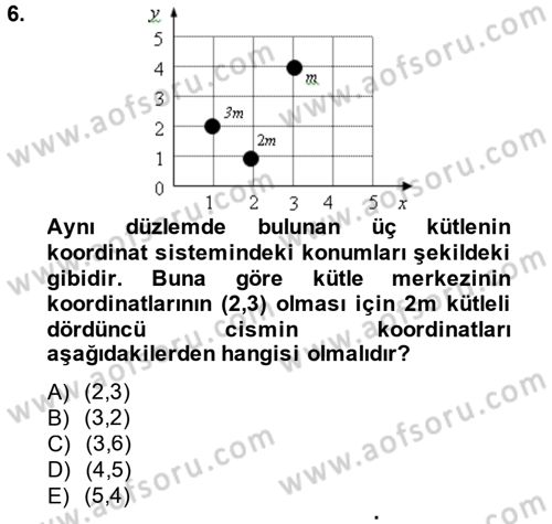 Teknolojinin Bilimsel İlkeleri 1 Dersi 2014 - 2015 Yılı (Final) Dönem Sonu Sınav Soruları 6. Soru