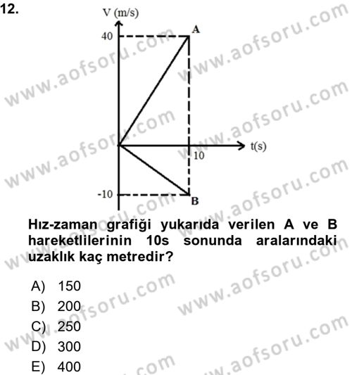 Teknolojinin Bilimsel İlkeleri 1 Dersi 2015 - 2016 Yılı (Vize) Ara Sınavı 12. Soru