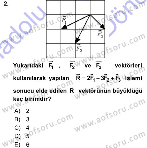 Teknolojinin Bilimsel İlkeleri 1 Dersi 2015 - 2016 Yılı (Final) Dönem Sonu Sınav Soruları 2. Soru