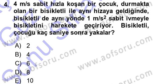 Teknolojinin Bilimsel İlkeleri 1 Dersi 2015 - 2016 Yılı (Final) Dönem Sonu Sınav Soruları 4. Soru