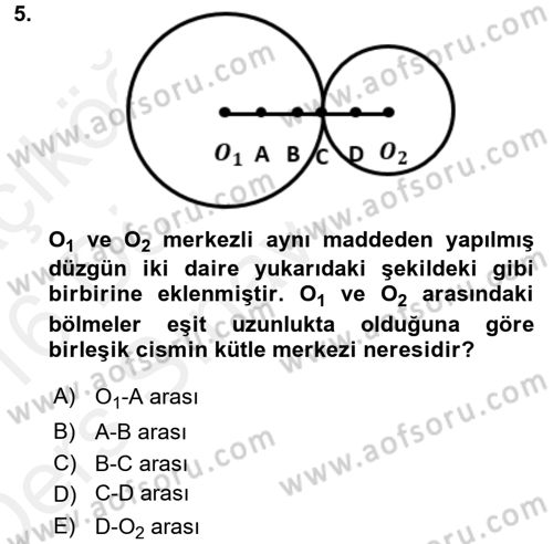 Teknolojinin Bilimsel İlkeleri 1 Dersi 2015 - 2016 Yılı Tek Ders Sınav Soruları 5. Soru