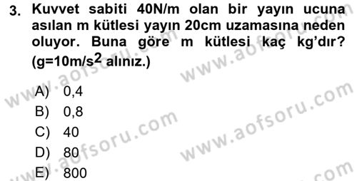 Teknolojinin Bilimsel İlkeleri 1 Dersi 2016 - 2017 Yılı 3 Ders Sınav Soruları 3. Soru