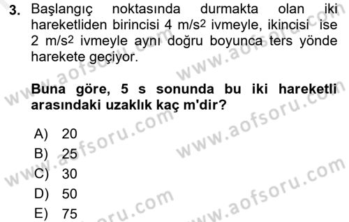 Teknolojinin Bilimsel İlkeleri 1 Dersi 2016 - 2017 Yılı (Final) Dönem Sonu Sınav Soruları 3. Soru