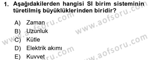 Teknolojinin Bilimsel İlkeleri 1 Dersi 2017 - 2018 Yılı 3 Ders Sınav Soruları 1. Soru