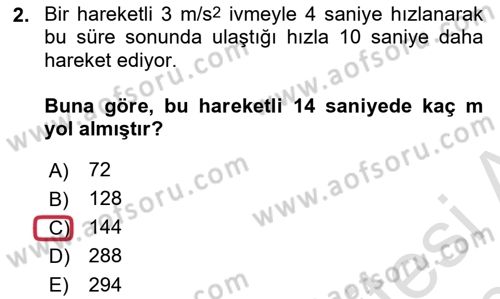 Teknolojinin Bilimsel İlkeleri 1 Dersi 2019 - 2020 Yılı (Vize) Ara Sınav Soruları 2. Soru