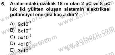 Teknolojinin Bilimsel İlkeleri 2 Dersi 2012 - 2013 Yılı (Vize) Ara Sınavı 6. Soru