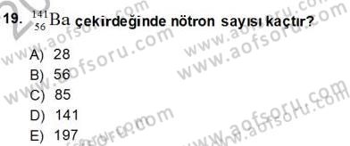 Teknolojinin Bilimsel İlkeleri 2 Dersi 2013 - 2014 Yılı (Final) Dönem Sonu Sınav Soruları 19. Soru