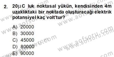 Teknolojinin Bilimsel İlkeleri 2 Dersi 2013 - 2014 Yılı (Final) Dönem Sonu Sınav Soruları 2. Soru