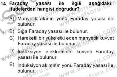 Teknolojinin Bilimsel İlkeleri 2 Dersi 2014 - 2015 Yılı (Vize) Ara Sınav Soruları 14. Soru