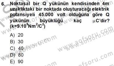 Teknolojinin Bilimsel İlkeleri 2 Dersi 2014 - 2015 Yılı (Vize) Ara Sınav Soruları 6. Soru