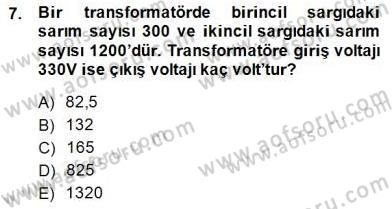 Teknolojinin Bilimsel İlkeleri 2 Dersi 2014 - 2015 Yılı (Vize) Ara Sınav Soruları 7. Soru