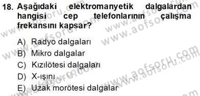 Teknolojinin Bilimsel İlkeleri 2 Dersi 2014 - 2015 Yılı (Final) Dönem Sonu Sınav Soruları 18. Soru