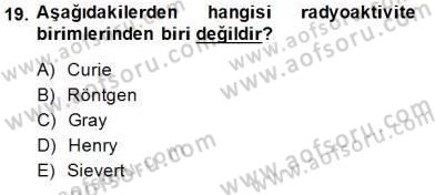 Teknolojinin Bilimsel İlkeleri 2 Dersi 2014 - 2015 Yılı (Final) Dönem Sonu Sınav Soruları 19. Soru