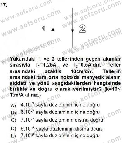 Teknolojinin Bilimsel İlkeleri 2 Dersi 2015 - 2016 Yılı (Vize) Ara Sınav Soruları 17. Soru