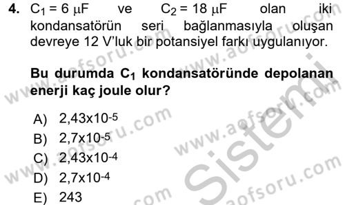 Teknolojinin Bilimsel İlkeleri 2 Dersi 2016 - 2017 Yılı (Vize) Ara Sınav Soruları 4. Soru