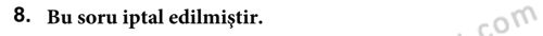 Hadis Dersi 2021 - 2022 Yılı Yaz Okulu Sınav Soruları 8. Soru