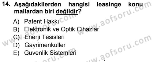 Dış Ticaret İşlemleri Dersi 2012 - 2013 Yılı (Final) Dönem Sonu Sınav Soruları 14. Soru