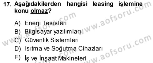 Dış Ticaret İşlemleri Dersi 2013 - 2014 Yılı (Final) Dönem Sonu Sınav Soruları 17. Soru