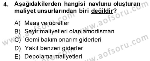 Dış Ticaret İşlemleri Dersi 2014 - 2015 Yılı (Final) Dönem Sonu Sınav Soruları 4. Soru