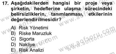 Dış Ticaret Belgeleri Dersi 2012 - 2013 Yılı (Vize) Ara Sınav Soruları 17. Soru