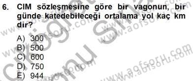 Dış Ticaret Belgeleri Dersi 2012 - 2013 Yılı (Final) Dönem Sonu Sınav Soruları 6. Soru