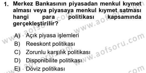Dış Ticaretle İlgili Kurumlar ve Kuruluşlar Dersi 2017 - 2018 Yılı (Vize) Ara Sınav Soruları 1. Soru