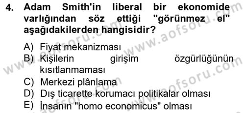 Uluslararası Ticaret Dersi 2012 - 2013 Yılı (Vize) Ara Sınav Soruları 4. Soru