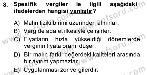 Uluslararası Ticaret Dersi 2014 - 2015 Yılı (Final) Dönem Sonu Sınav Soruları 8. Soru