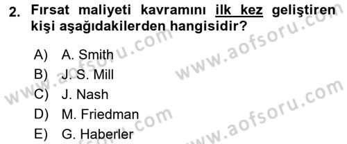 Uluslararası Ticaret Dersi 2015 - 2016 Yılı (Final) Dönem Sonu Sınav Soruları 2. Soru