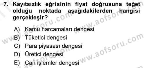 Uluslararası Ticaret Dersi 2018 - 2019 Yılı (Vize) Ara Sınav Soruları 7. Soru