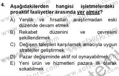Dış Ticarette Girişimcilik Dersi 2013 - 2014 Yılı (Vize) Ara Sınav Soruları 4. Soru
