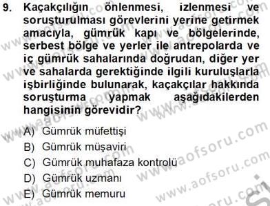 Dış Ticarette Girişimcilik Dersi 2013 - 2014 Yılı Tek Ders Sınav Soruları 9. Soru