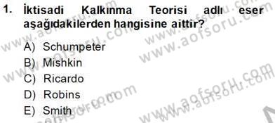 Dış Ticarette Girişimcilik Dersi 2014 - 2015 Yılı (Final) Dönem Sonu Sınav Soruları 1. Soru